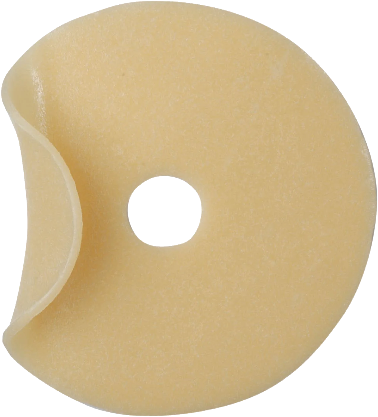 um objeto circular com um buraco nele