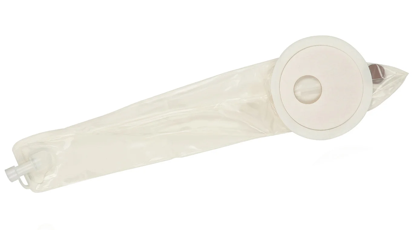 un tubo di plastica bianca